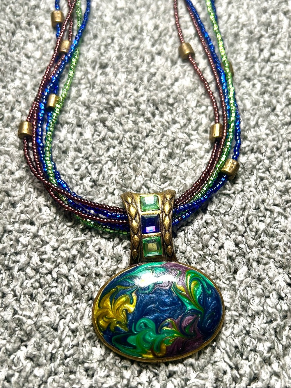 Chico's Multicolor Pendant Necklace